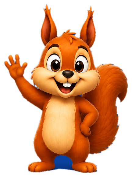 Monelio, mascotte écureuil de Code Bleu